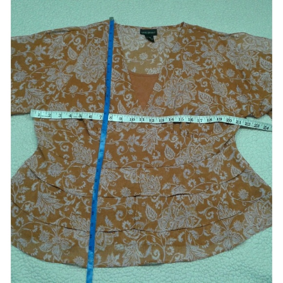 Lane Bryant ruffles Blouse Plus SZ 14/16 - Picture 6 of 8